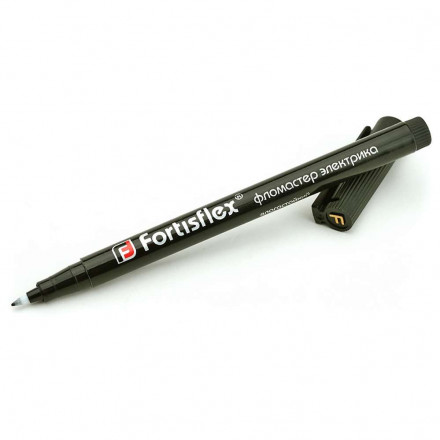 Фломастер электрика Fortisflex ФМ-0.75 черный 83406