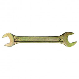 Ключ рожковый СИБРТЕХ желтый цинк 8х9мм 14302