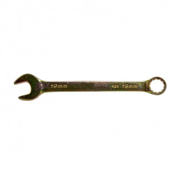 Ключ комбинированный СИБРТЕХ желтый цинк 19мм 14983