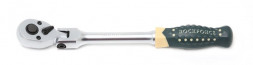 Трещотка реверсивная шарнирная с резиновой ручкой 1/2&quot; (72зуб., L-300мм) ROCKFORCE RF-802418 19941