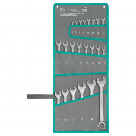 Набор комбинированных ключей STELS 6-32мм 22шт. 15423