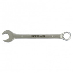 Ключ комбинированный STELS CrV матовый хром 25мм 15227