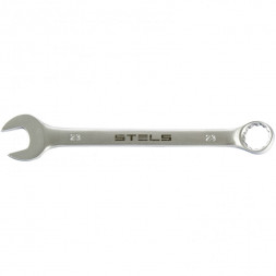 Ключ комбинированный STELS CrV матовый хром 23мм 15226