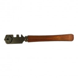 Стеклорез с деревянной ручкой Sturm! 6-роликовый 1077-AL-02