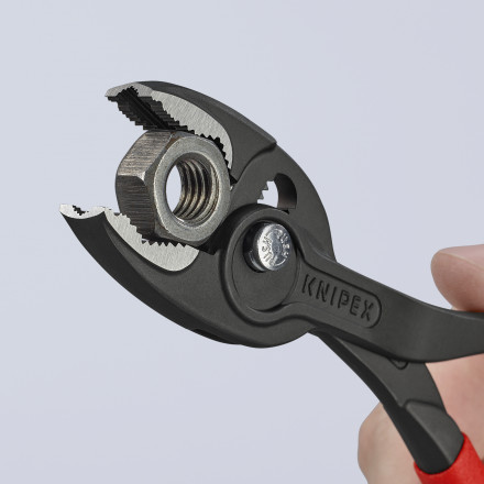 Клещи захватные KNIPEX TwinGrip с пластиковой рукояткой 200мм 8201200