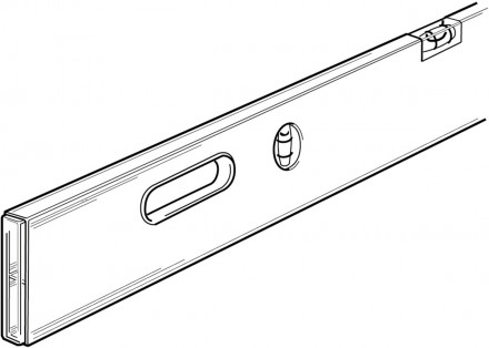 Правило прямоугольное STABILA тип &quot;AL2L-2G&quot; 250см 07832