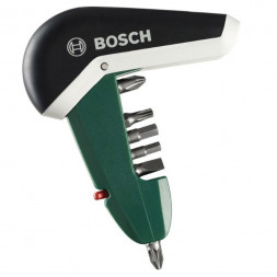Карманная отвертка с храповиком Bosch 6 бит 2607017180
