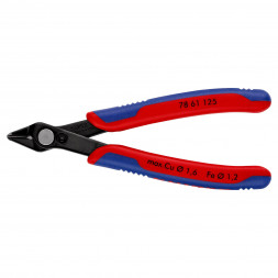 Кусачки KNIPEX Electronic Super Knips с двухкомпонентной рукояткой 125мм 7861125