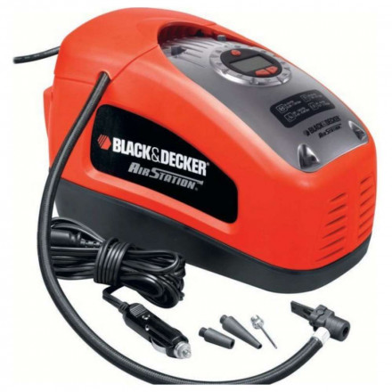 Автомобильный компрессор BLACK+DECKER 12B ASI300-QS