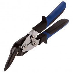 Усиленные ножницы по металлу GROSS &quot;Piranha&quot; СrMo прямой и правый рез двухкомпонентные рукоятки 255мм 78351