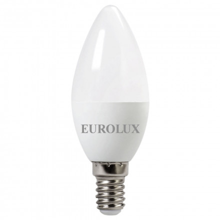 Лампа светодиодная Eurolux LL-E-C37-6W-230-4K-E14 76/2/4