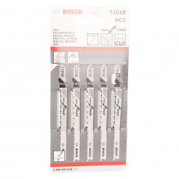 Пилки для лобзика Bosch T101B 5шт. 2608630030