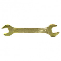 Ключ рожковый СИБРТЕХ желтый цинк 13х14мм 14306