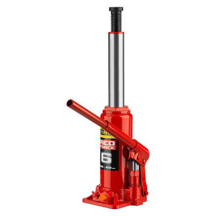 Домкрат бутылочный гидравлический STAYER Professional Red Force 6т 216-413мм 43160-6_z01