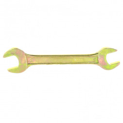 Ключ рожковый СИБРТЕХ желтый цинк 20х22мм 14312